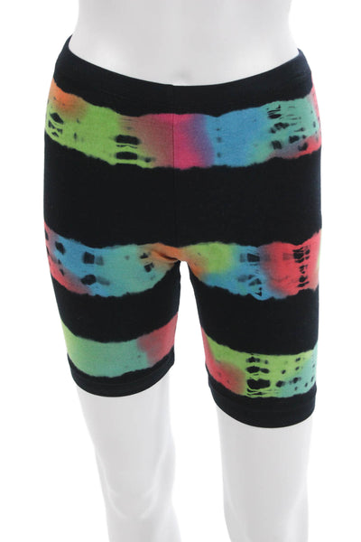 Cotton Citizen Unisex Biker Striped Shorts Black Size XS