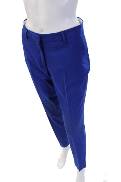Paul Smith Mens Dress Pants Blue Virgin Wool Blend Size 40