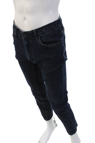 Brax Feel Good Mens Skinny Tapered Dark Blue Jeans Size 32