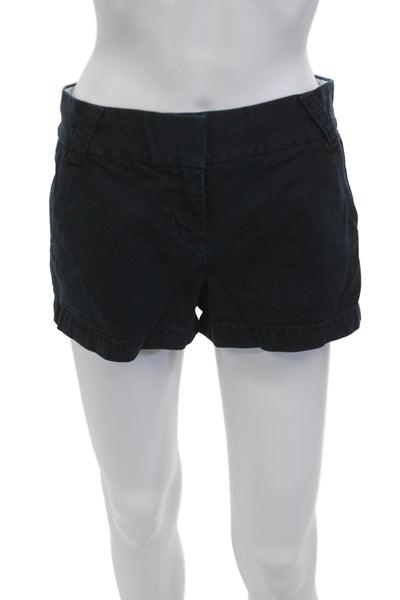 J Crew Unisex Dark Blue Chino Shorts 100% Cotton Size 2