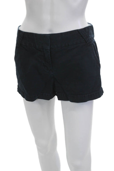 J Crew Unisex Dark Blue Chino Shorts 100% Cotton Size 2