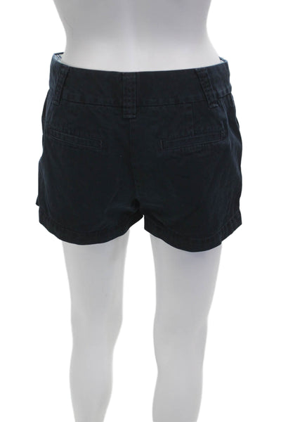 J Crew Unisex Dark Blue Chino Shorts 100% Cotton Size 2