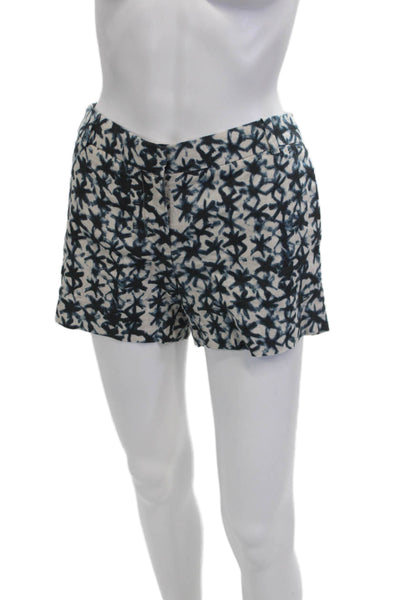 J Crew Unisex Linen Floral Shorts Beige Size 0