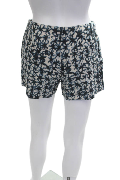 J Crew Unisex Linen Floral Shorts Beige Size 0
