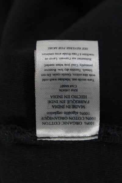 Faherty Mens Point Polo Dark Blue Collared Short Sleeve Organic Cotton Size L