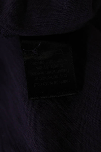 John Varvatos Star USA Mens Purple Collared Cotton Polo Short Sleeve Size XL