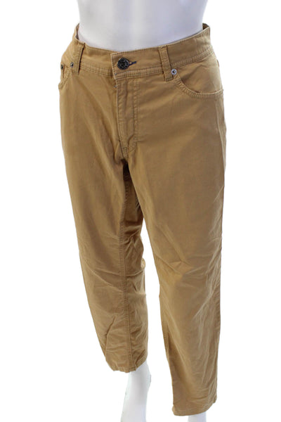 Brax Feel Good Mens Chino Khakis Tan Size 32