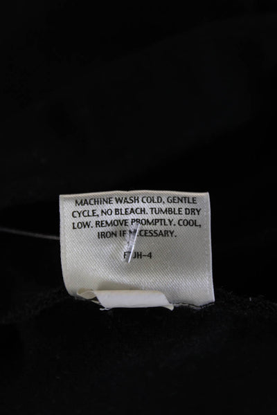 Eileen Fisher Womens Ankle Cropped Pants Black Zip Size XS
