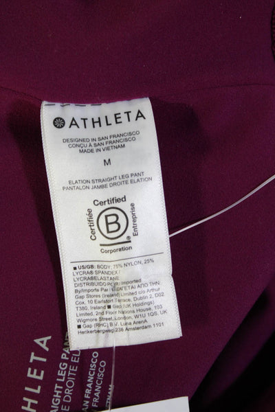 Athleta Women Purple Leggings Size M