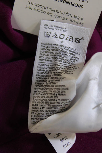 Athleta Women Purple Leggings Size M