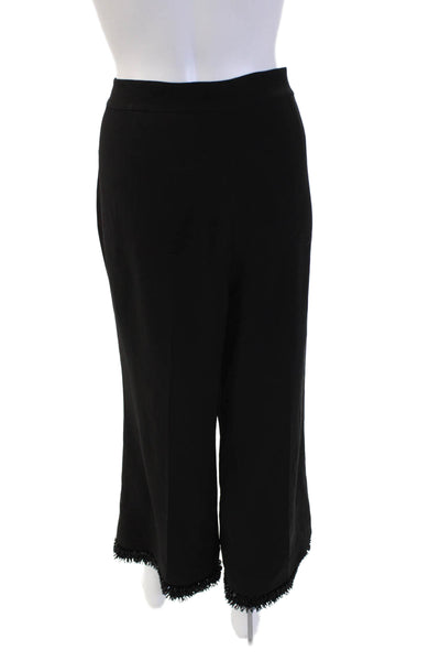Lafayette 148 New York Women Cropped Dress Pants Black Plus Size 16