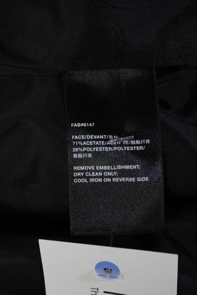 Lafayette 148 New York Women Cropped Dress Pants Black Plus Size 16