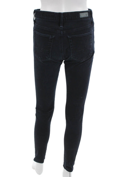 AG Womens Skinny Jeggings Dark Blue Size 28