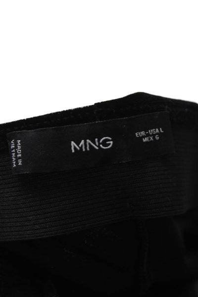 MNG Women Dress Pants Black Size L
