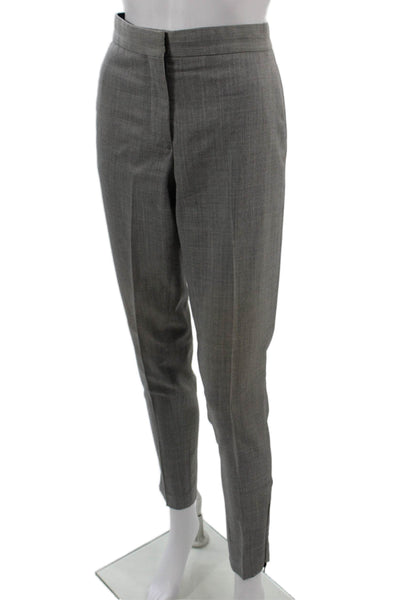 Stella McCartney Women Ankle Dress Pants Gray Wool Size 40