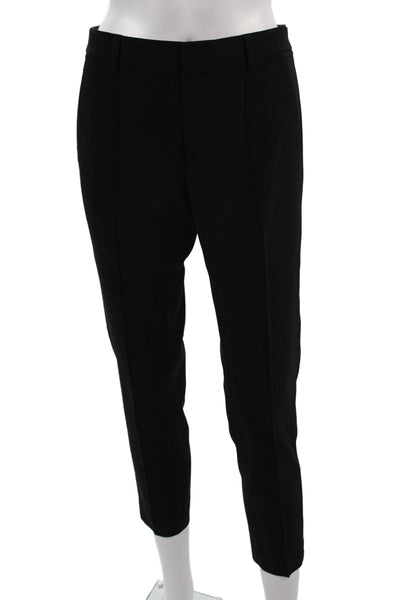 Vince Womens Ankle Cropped Dress Pants Black Wool Size 4