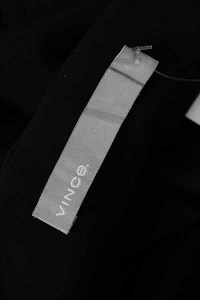 Vince Unisex Black Dress Pants Polyester Size 0