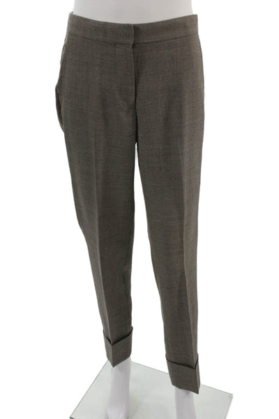 Stella McCartney Unisex 2 Piece Brown Wool Suit Jacket Pants Size 40