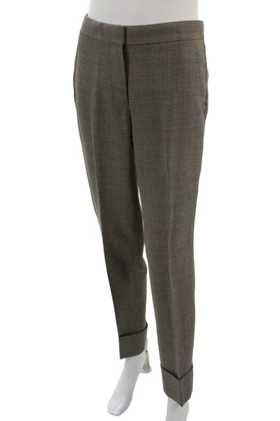 Stella McCartney Unisex 2 Piece Brown Wool Suit Jacket Pants Size 40
