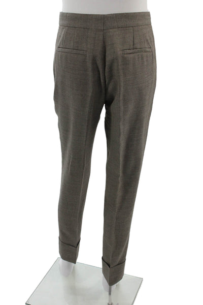 Stella McCartney Unisex 2 Piece Brown Wool Suit Jacket Pants Size 40