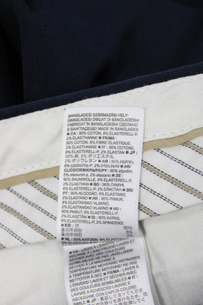 Banana Republic Mens Chinos Dark Blue Size M