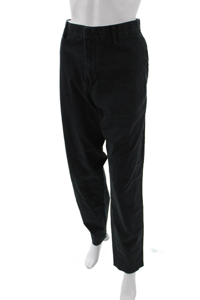 Banana Republic Mens Chinos Black Button Closure Size L