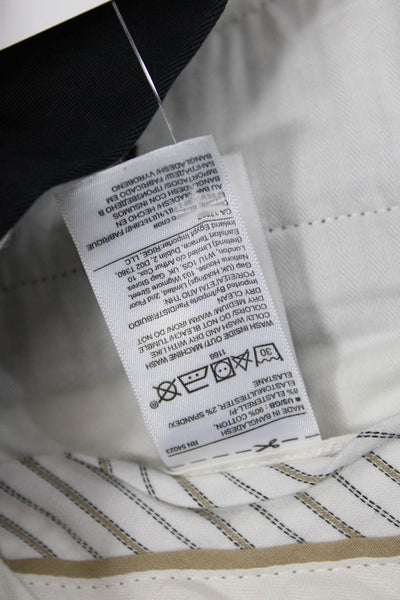 Banana Republic Mens Chinos Black Button Closure Size L
