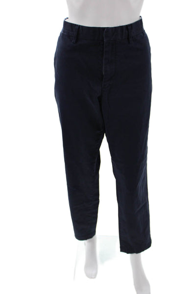 Banana Republic Mens Ankle Chino Pants Dark Blue Size M