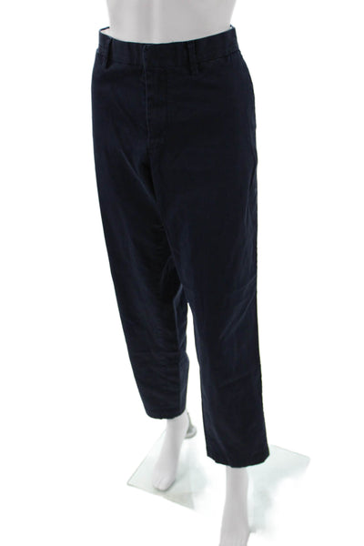 Banana Republic Mens Ankle Chino Pants Dark Blue Size M