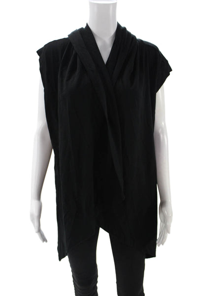 ATKO Womens Gothic Black Short Sleeve Sweater Size M