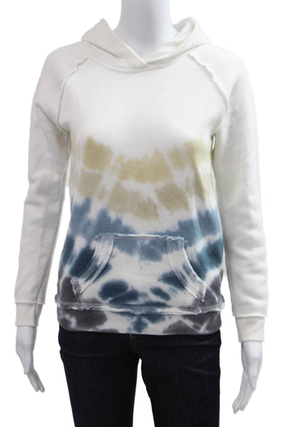 Vintage Havana Women Pullover Hoodie White Long Sleeve Size M