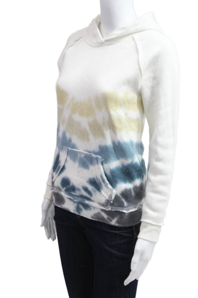 Vintage Havana Women Pullover Hoodie White Long Sleeve Size M