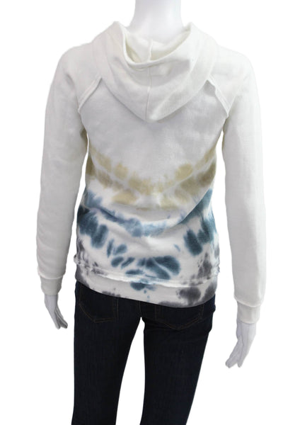 Vintage Havana Women Pullover Hoodie White Long Sleeve Size M