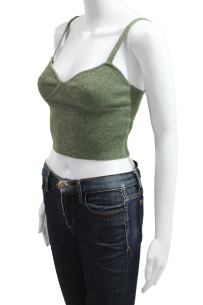 Wilfred Women Cardigan Green Crew Neck Button Long Sleeve 90s Size 2XS