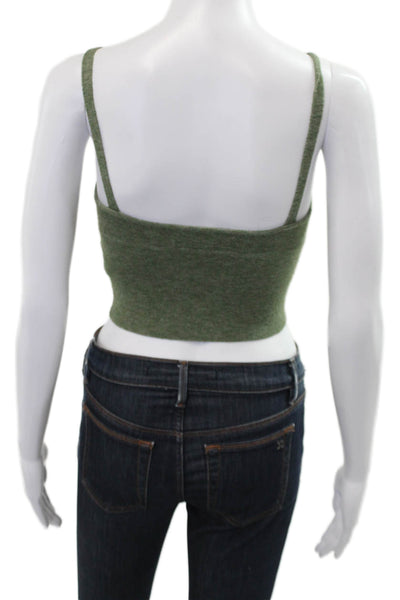 Wilfred Women Cardigan Green Crew Neck Button Long Sleeve 90s Size 2XS