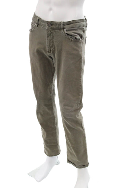 DL1961 Mens Cropped Green Pants Size 34