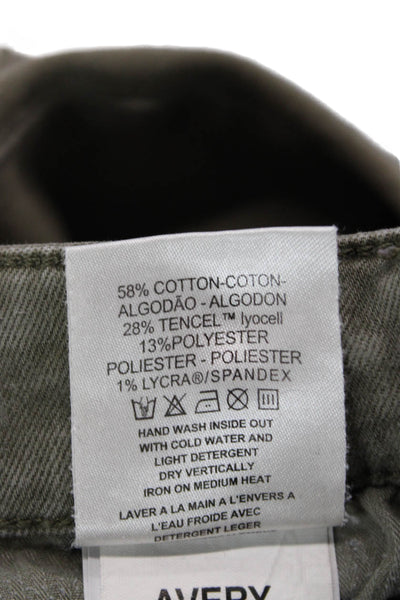 DL1961 Mens Cropped Green Pants Size 34