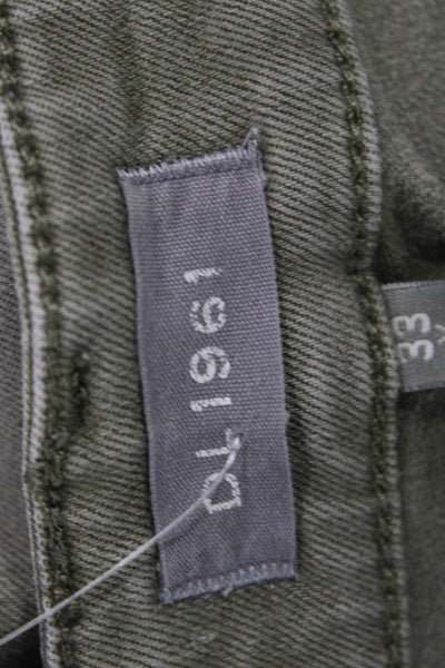 DL1961 Mens Cropped Green Pants Size 34
