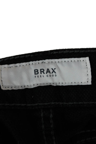 Brax Feel Good Mens Dress Pants Black Size 40