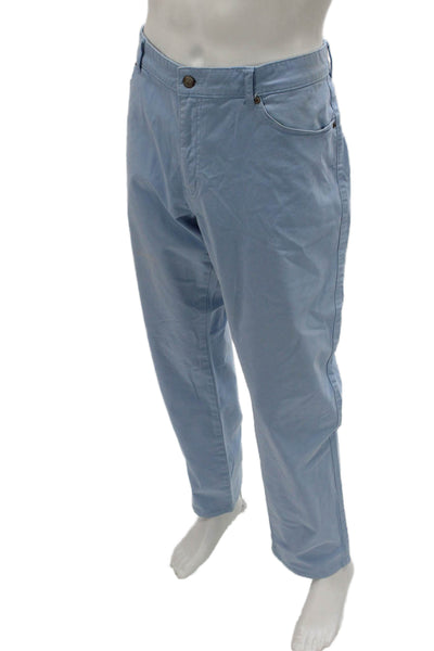 Peter Millar Mens Light Blue Chinos Size 38