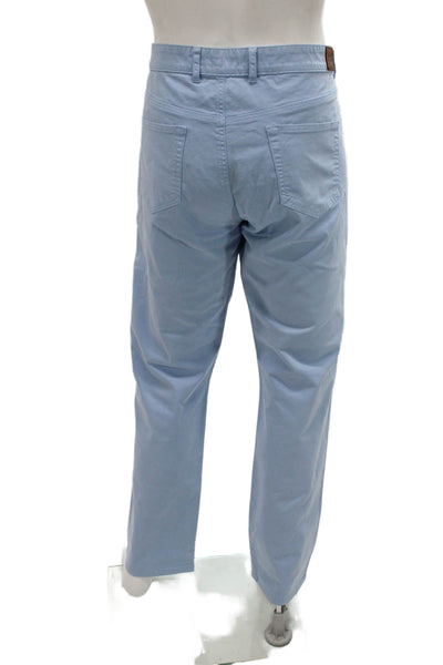 Peter Millar Mens Light Blue Chinos Size 38