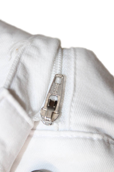 Peter Millar Men Chino Pants White 97% Pima Cotton Button Fly Size 40