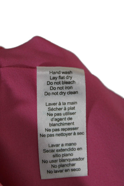 love shack fancy x beach riot Women Cropped Tank Pink Square Neck Size S
