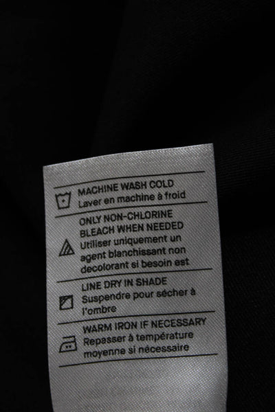 Vince Womens One Button Lined Long Sleeve Blazer Solid Black Size 2