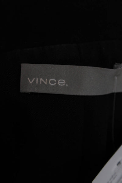Vince Womens One Button Lined Long Sleeve Blazer Solid Black Size 2