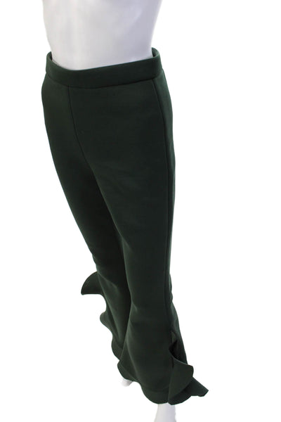 Cynthia Rowley Womens Pants Green Polyester Zip 31 Inseam Size 2