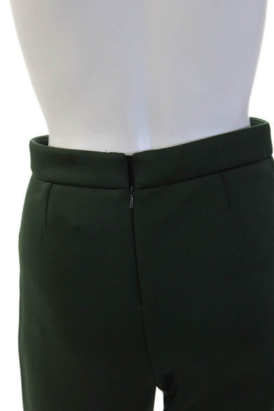 Cynthia Rowley Womens Pants Green Polyester Zip 31 Inseam Size 2