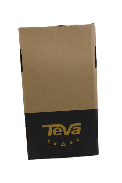 Teva Womens Flatform Universal Strappy Platform Sandals Black Size 5
