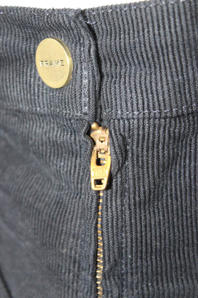 Frame Denim Womens Dark Blue Pants Button 97% Cotton 3% Lycra Size 29