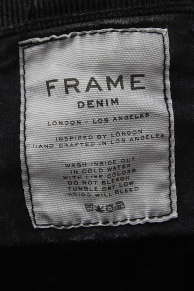 Frame Denim Womens Dark Blue Pants Button 97% Cotton 3% Lycra Size 29